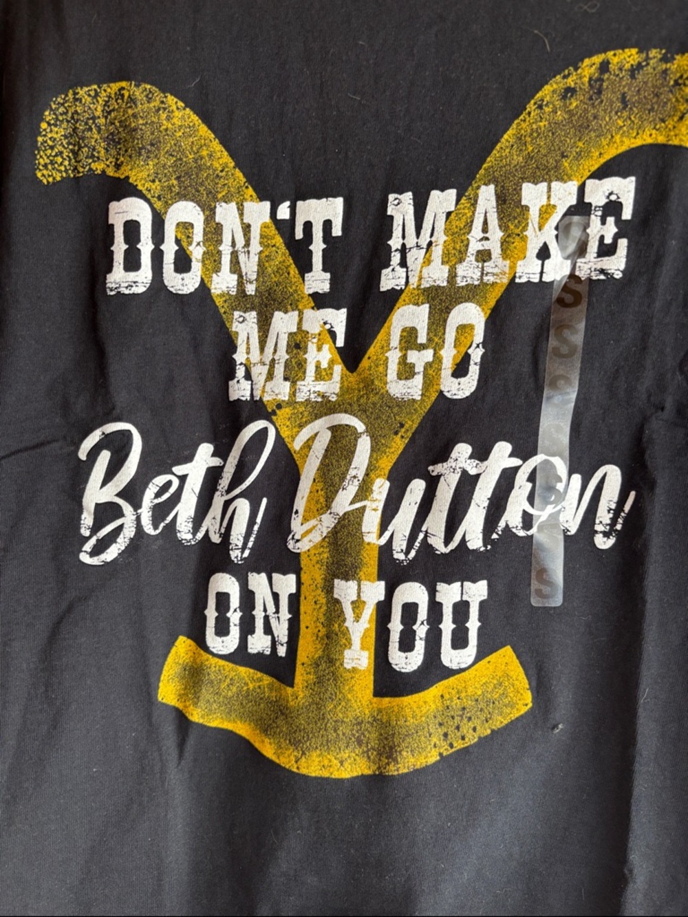 Beth Dutton Graphic Black Short-Sleeve Tee - Picture 3 of 6